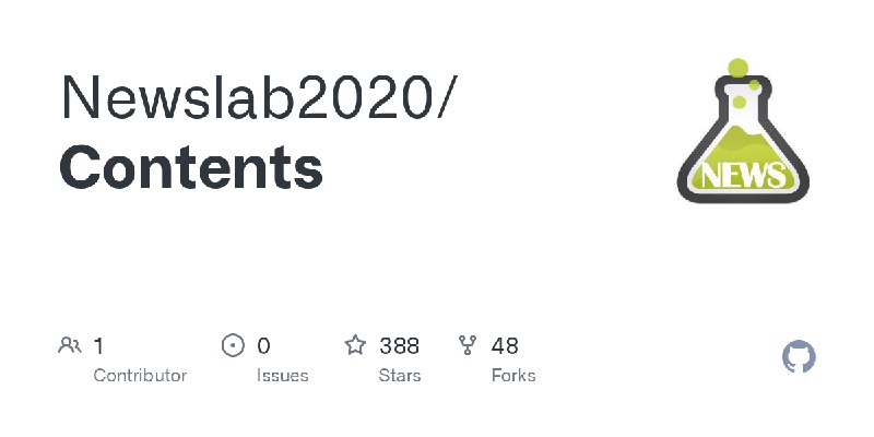 Contents/wechataccount.md at master · Newslab2020/Contents