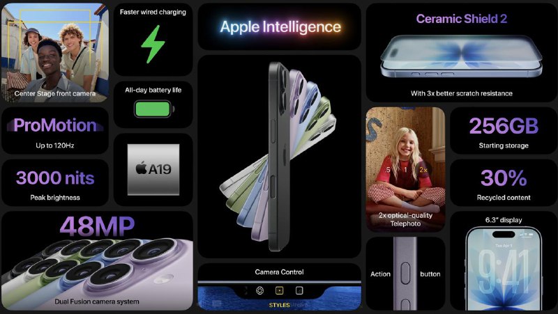 #AppleEvent苹果正式发布新一代iPhone 17 