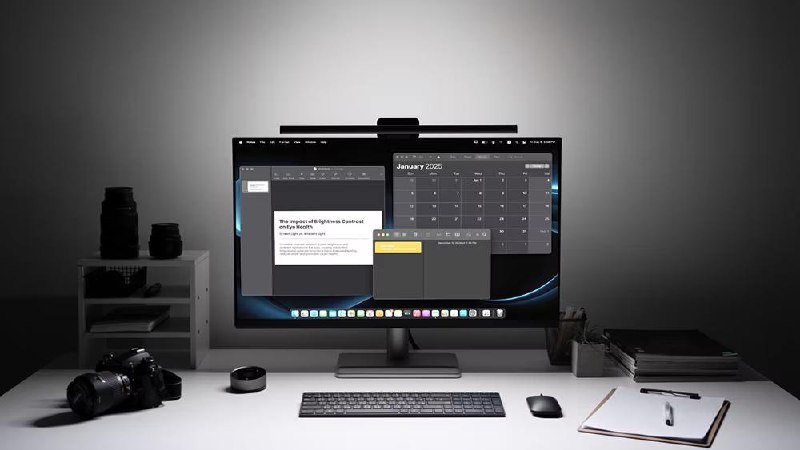 #互联网观察 #数码硬件▎明基中国正式发布ScreenBar Halo 2明基中国正式发布新一代智能护眼台灯ScreenBar Halo 2，这款产品搭载了BenQ独家研发的ASYM-Light™非对称光学技术，精准控光，彻底消除屏幕反光问题，有效保护使用者眼睛