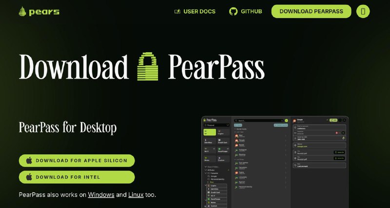 #互联网观察 #开源▎PearPass