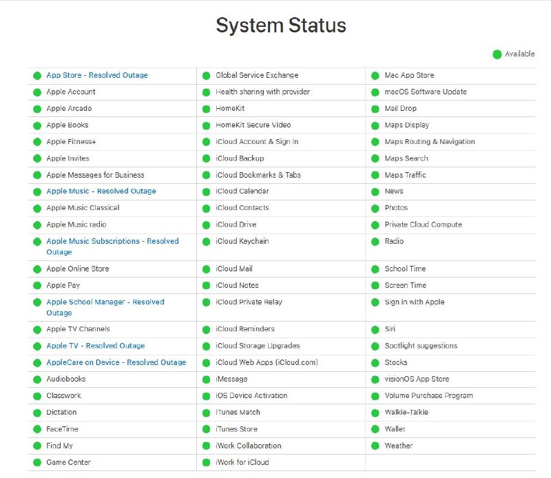 #互联网观察▎苹果已解决包括App Store在内的6项服务中断问题苹果公司今日遭遇了一场波及范围较广的服务中断事故